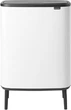 Бак для мусора Brabantia Bo Touch Bin Hi 2х30 л Белый (130601) - изображение 1