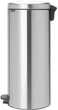 Бак для мусора Brabantia с педалью PEDAL BIN NEWICON 30 л Матовый стальной (114380) - изображение 1