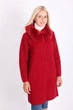 Пальто женское LadiesFashion 1638 с пуговицами (Марсал XL/XXL) - изображение 2