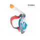 Повнолицьова Маска для Плавання, Пірнання, Снорклінгу Subea Easybreath 500 S/M Різнокольорова - зображення 3