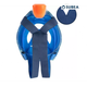 Маска для Плавания, Ныряния, Снорклинга ORIGINAL Subea NEW Easybreath 500 M/L Голубой - изображение 6