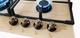 Варочная поверхность газовая Luxor EGR 740 RW CH + подставка WOK бежевый, шампань, слоновая кость - изображение 4
