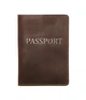 Шкіряна Обкладинка на Паспорт DNK Leather Passport-H темно-коричнева - изображение 1