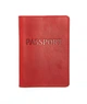 Шкіряна Обкладинка на Паспорт DNK Leather Passport-H червона - изображение 1
