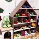 Поличка в дитячу для машинок KiddyRoom Коричневий - зображення 3