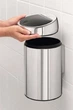 Бак для мусора Brabantia TOUCH BIN 3 л Белая (364488) - изображение 4