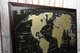 Скретч карта мира черная с золотом Mymap Black Edition в раме из дерева Dark Wood 90х65см - изображение 8
