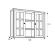 Надбудова для комоду Prowansja Gała Meble 130x111x35 (Prowansja W2D) 001476 - изображение 2