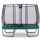 Батут Exit Toys Elegant Premium 214 х 366 см прямоугольный с защитной сеткой Зеленый - изображение 2
