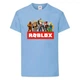 Футболка дитяча Роблокс 004 (Roblox) блакитна (RB lbl 004) 128 см - зображення 1