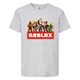 Футболка детская Роблокс 004 (Roblox) серая (RB gry 004) 164 см - изображение 1