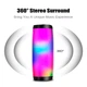 Stereo колонка Bluetooth 50 LED подсветкой 10W 1200mAh Черный - изображение 4