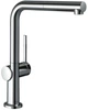 Смеситель-кран кухонный HANSGROHE Talis 72809000 с выдвижным изливом - изображение 1