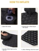 Надувний каримат Atepa Comfort Light AM1902 Black (AM1902_BLACK) - зображення 4