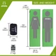 Надувний каримат Atepa Compact Light AM1002 Green (AM1002_GREEN) - зображення 3