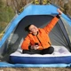 Надувний килимок KingCamp Pumpair Bed Twin KM3606 Blue/Beige (KM3606_BLUE/BEIGE) - зображення 2