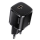 Сетевое зарядное (СЗУ) Usams US-CC124 T36 20W Super Si (1Type-C/20W) Черный - изображение 1