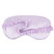 Шовкова маска для сну Silenta Silk Wave Light Purple + беруші (171260) - зображення 4