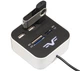 USB HUB Frime 3USB 2.0 USB-SD-TF Black/White (FHC-AllinOne3p2W) - зображення 2