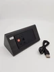 Настольные часы-будильник Wooden 861 светодиодные Led цифровые с термометром USB Черный-красный (100021) - изображение 4