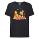 Футболка детская Винни Пух 017 (Winnie Pooh) черная (WIP blc 017) 152 см - изображение 1