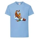 Футболка детская Винни Пух 005 (Winnie Pooh) голубая (WIP lbl 005) 104 см - изображение 1