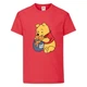 Футболка дитяча Вінні Пух 004 (Winnie Pooh) червона (WIP rd 004) 152 см - зображення 1