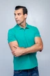 Футболка чоловіча TvoePolo однотонне XXXXL Зелене (5720-07xxxxl) - зображення 2