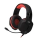 Геймерская стереофоническая гарнитура Sven AP-G988MV black-red (кожаная) Джек 3,5мм - изображение 1