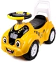 Jeździk Technok Auto na spacery Żółto-czarny (4823037606689) - obraz 1