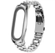 Металлический ремешок Primo Mijobs для фитнес браслета Xiaomi Mi Band 4 - Silver Primo серебристый - изображение 2