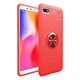 Чохол TPU Ring для Honor 7A / DUA-L22 оригінальний бампер з кільцем Red - зображення 1
