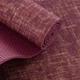 Коврик для йоги Льняний (Yoga mat) двошаровий 6мм SP-Sport Luxury (розмір 185x62x0, 6см, джут, Бордовий) - зображення 3