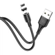 Кабель Hoco X52 Sereno magnetic charging cable for Lightning Black - изображение 1