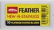 Лезвия Feather 81-S Двусторонние 10 шт в диспенсере (4902470590660) - изображение 2