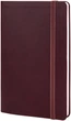 Деловая записная книга Optima Vivella А5 256 страниц в линейку на резинке Бордовая (O27104-18) - изображение 1