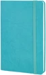 Деловая записная книга Optima Vivella А5 256 страниц в линейку на резинке Бирюзовая (O27104-21) - изображение 1