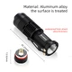 Фонарик ручной миниатюрный Soshine TC3, 1xAA/14500, 300Lm, LED Q5, алюминий, фокус, 3 режима - изображение 5