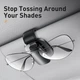 Автомобильный держатель для очков Baseus Platinum Vehicle Eyewear Clip (clamping type). Black - изображение 3