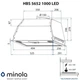 Вытяжка Minola hbs 5652 bl 1000 led - изображение 10
