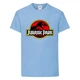 Футболка детская Парк Юрского Периода 006 (Jurassic Park) голубая (JPK lbl 006) 140 см - изображение 1