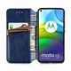 Чохол Deexe Rhombus Wallet для Motorola Moto G9 Power - Blue - зображення 5