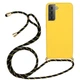 Защитный чехол Deexe Astra Case для Samsung Galaxy S21 (G991) - Yellow - изображение 1