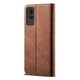 Чохол-книжка з кишеньками UniCase Jeans Wallet для VIVO Y31 - Brown - зображення 3