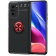Защитный чехол UniCase Magnetic Ring для Xiaomi Redmi K40 / K40 Pro / Mi 11i / Poco F3 - Black / Red - изображение 1