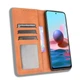 Чехол Deexe Retro Style для Xiaomi Redmi Note 10 / Note 10s / Poco M5s - Brown - изображение 5
