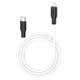 Кабель HOCO X21 Plus Silicone Lightning to Type-C (3A) (1M) Білий - зображення 1