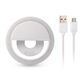 Світлодіодне селфи кільце Selfie Ring Light з USB зарядкою Білий - зображення 6