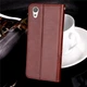 Чехол Clover для Sony Xperia XA / F3112 / F3111 / F3115 / F3116 / F3113 книжка кожа PU коричневый - изображение 3