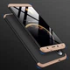 Чехол GKK 360 для Xiaomi Redmi 7A бампер противоударный Black-Gold - изображение 2